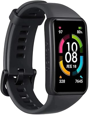 Montre intelligente multilingue honor band 6, écran amoled de 1,45 pouces, batterie