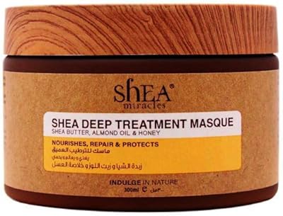 Masque capillaire shea miracles à l'huile d'amande et au miel de karité, 300