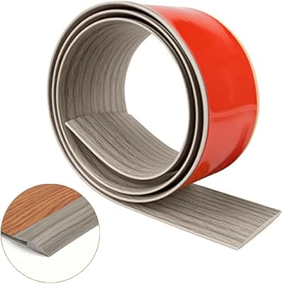 Ruban de transition de sol auto-adhésif en pvc de 6,56 pieds, bandes