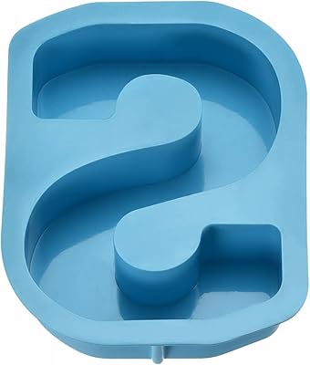 Sourcing map grand moule en époxy et silicone avec lettres de l'alphabet 3d