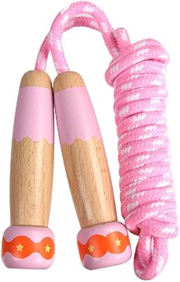 Corde à sauter arabest pour enfants - corde tressée en coton réglable