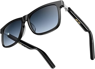Lunettes intelligentes bluetooth soundcore soundcore soundcore soundmark d'anker, montures interchangeables, son surround à