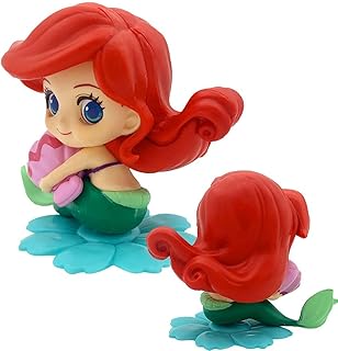 Décoration de gâteau mignonne petite sirène avec coquillages pour décoration de gâteau sous