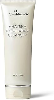 Skin medica nettoyant exfoliant doux avec lotion exfoliante pour améliorer l'apparence du teint