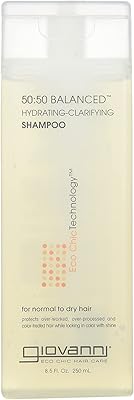 Giovanni hair care balanced 50/50 shampooing purifiant et hydratant, 8,5 fl oz