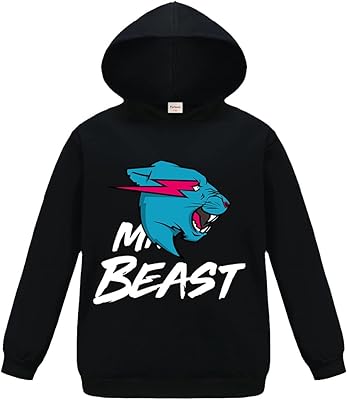 Sweat à capuche avec logo du joueur youtube amister best lightning cats