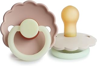 Sucette frigg daisy night en latex | paquet de 2 | sucette naturelle