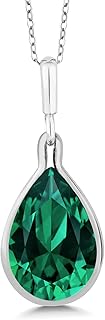 Collier pour femme en argent sterling 925 avec pierres précieuses king