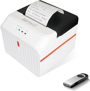 Imprimante thermique de reçus de bureau usb linfei lv-r258 58 mm imprimante