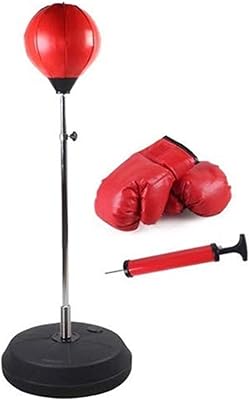 Support de boxe professionnel réglable skyland em 1846, rouge, taille m