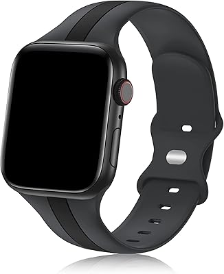 Bracelet de sport en silicone compatible avec apple watch band 38/40/41 mm |