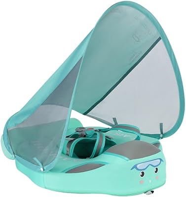 Flotteur non gonflable pour bébé gt-wheel avec auvent et queue de sécurité amovible