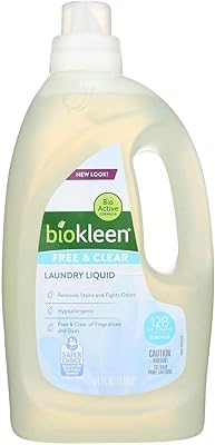 Liquide de lessive naturelle concentrée bioclean de free & clear 189 l