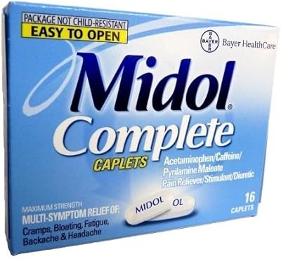 Gélules bayer midol max 16s à haute concentration pour soulager de multiples symptômes