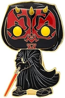 Broche en émail funko ! star wars : figurine en vinyle à collectionner