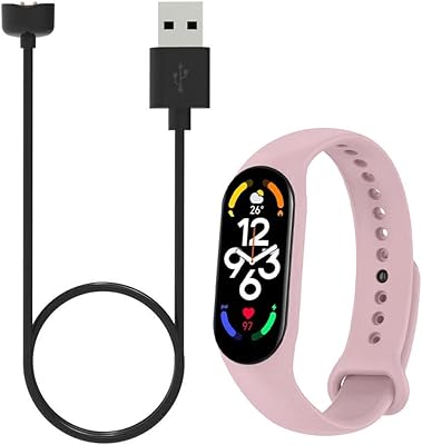 Bracelet de montre en silicone margoun pour xiaomi mi band 7 avec câble