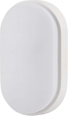 Applique murale led ovale 18 w 1350 lumens blanc naturel ip54
