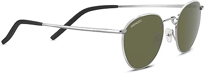 Lunettes de soleil rondes hummel 8927 serengeti argent brillant verres