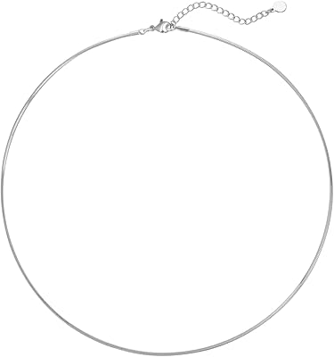 Collier élégant plaqué or 14 carats pour femmes et filles | chaîne serpent