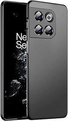 Coque de protection arrière fine et rigide pour téléphone portable oneplus 10t, réseau 5g, pour téléphone portable oneplus 10t, noire, 6,7 pouces (10t). Redéfinissez vos attentes shopping avec Diaytar