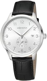 Montre pour homme m+watch de mondaine, fabrication suisse, wbb.60210.lb, cuir, 42 mm, couleur