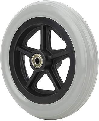Pièces de rechange de roue avant de fauteuil roulant en pvc solide pièces