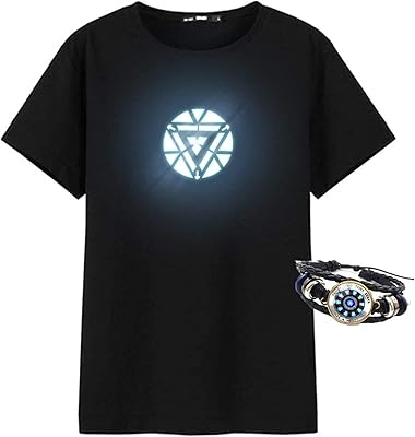تي شيرت arc reactor illuminate tony cosplay nouveauté costume stark bracelet. Diaytar : Le discount nouvelle génération au Sénégal