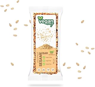 Barres granola au sésame vegan way avec graines de lin et dattes