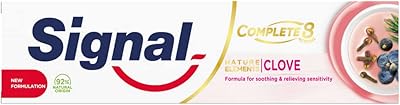Dentifrice signal complete 8 nature elements pour soulager rapidement la sensibilité, clou