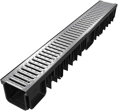 Grille de sol raco caniveau de drainage avec fossé de drainage siphon garage
