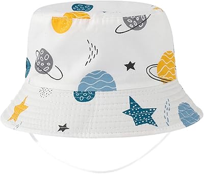 Chapeau de soleil pour enfants garçon fille upf 50+ protection solaire d'été pour enfants chapeau de plage à large bord chapeau de seau réglable pour nourrissons et tout-petits, taille unique. Diaytar : Votre source de bonnes affaires en ligne