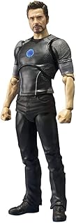 Bandai spirits sh iron man 3 tony stark figure, figurine peinte en abs
