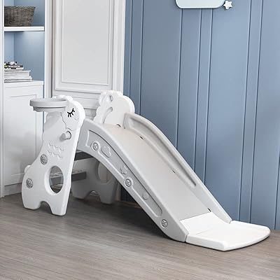 Toboggan pour enfants pour une utilisation intérieure et extérieure, jouets toboggans pliants multifonctionnels