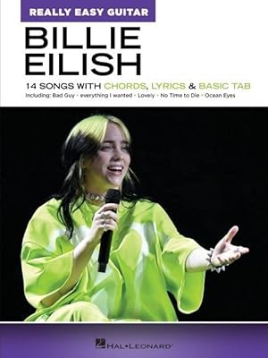 Billie eilish - série really easy guitar : 14 chansons avec accords, paroles et tablature de base. Optimisez votre budget avec Diaytar Sénégal