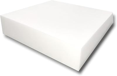 Oreiller en mousse haute densité au toucher mousse, coussin 6"h x 24"l x