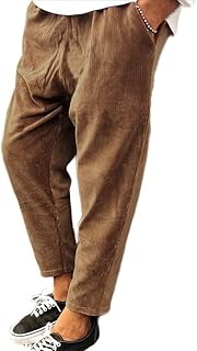 Yayouz pantalon droit ample en velours côtelé pour homme - mode confortable taille élastique avec cordon de serrage pantalon de survêtement décontracté taille m-3xl. L'alternative e-commerce intelligente au Sénégal : Diaytar