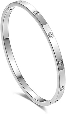 Bracelet d'amitié plaqué or blanc-or blanc bracelet empilable personnalisé en acier inoxydable