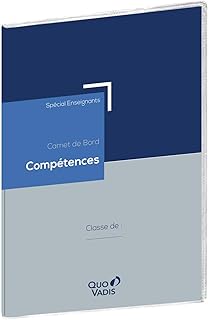 Cahier quo vadis compétences 2129 21 x 11,7" bleu