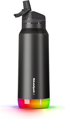 Bouteille d'eau intelligente hydrate spark pro en acier inoxydable - suit la consommation
