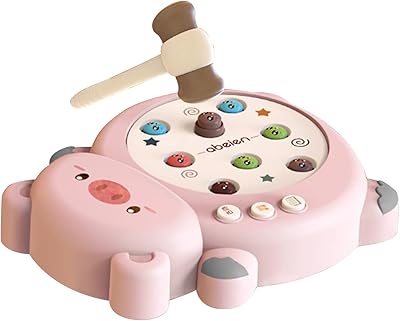 Jeu mamo bear wack-a-mole pour les tout-petits de pêche interactif 2 en 1