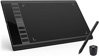 Tablette de dessin graphique m708 améliorée avec stylet passif sans batterie sensibilité à