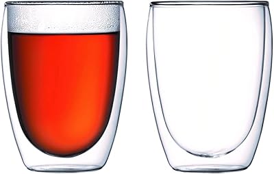 Tasse en verre thermique à double paroi autoisure 148 oz-350 ml lot