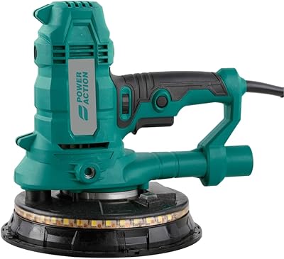 Ponceuse pour cloisons sèches à bras long pliable silvar power action ds800, disque