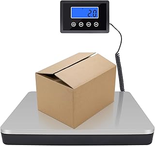 Balance d'expédition aurgod, balance postale numérique robuste de 400 lb/180 kg, balance