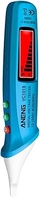 Joleretech vc1018 testeur de tension numérique lcd sans contact 12v-1000v stylo testeur
