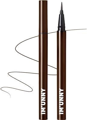 Im unny skinny fit art liner (a02 deep brown) eyeliner liquide avec micro-pointe