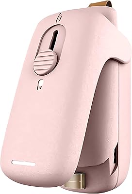 Sinpos scelleuse de sacs sous vide portable 2 en 1 mini scelleuse alimentaires