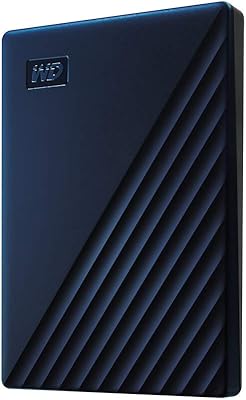 Disque dur portable wd 2 to pour chromebook avec câble usb-a ultra-rapide