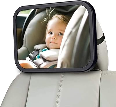 Rétroviseur de voiture pour enfants réglable à 360 degrés pour siège arrière