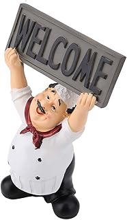 Figurine de décor de chef miniature ravissante et durable, décoration de table